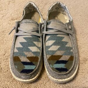 Custom Hey Dudes with Pendelton